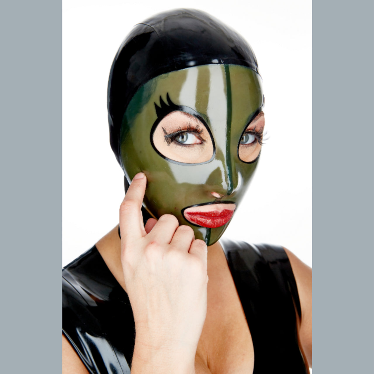 Rubberdoll Angular Eye Latex Hood