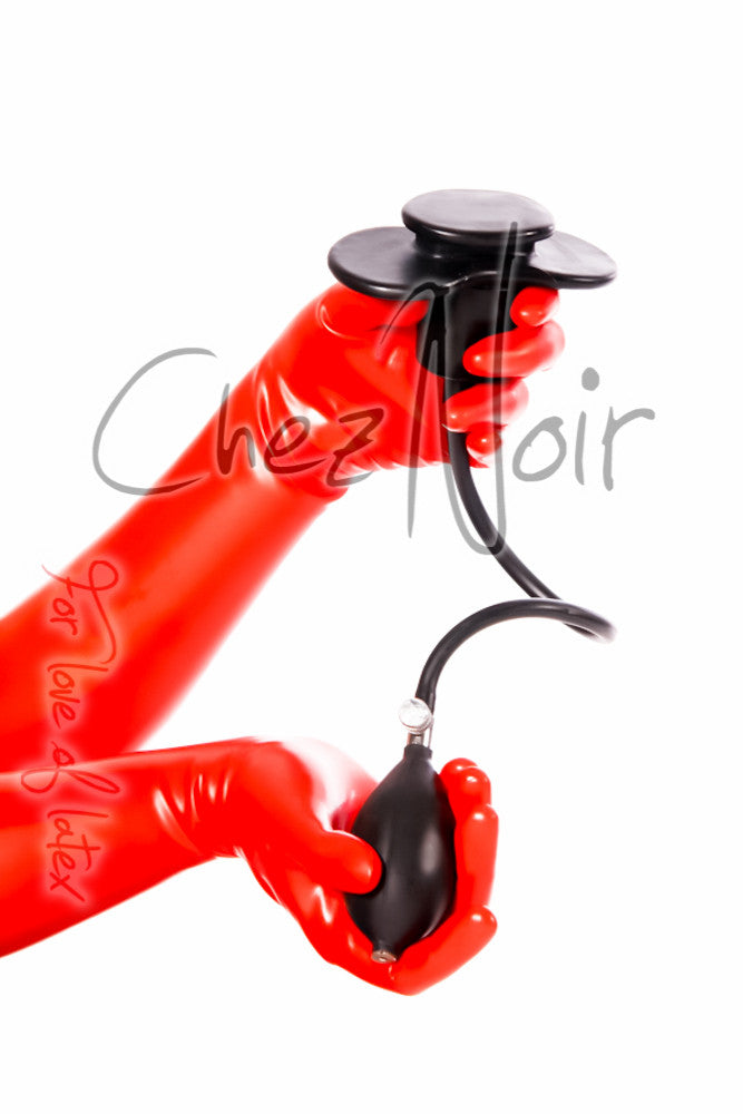 Inflatable Butterfly Gag | Chez Noir | Latex Sex Toys, Fetish Wear and More!